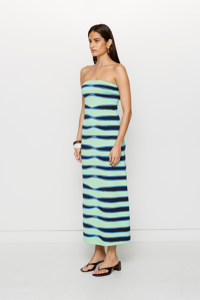 Kazia Maxi Dress - Aquamarine