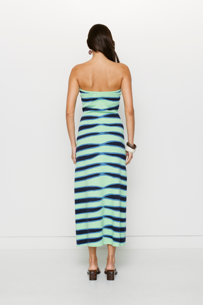 Kazia Maxi Dress - Aquamarine