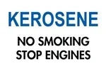 Kerosene Pump Topper Sign - Fuel Station Insert - UnitedSign