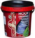 Kevin Bacon's ash based hoof dressing, 1 litre tub for conditioning horses' hooves