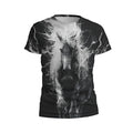 Kids Mighty White Horse Print Athletic T-Shirt
