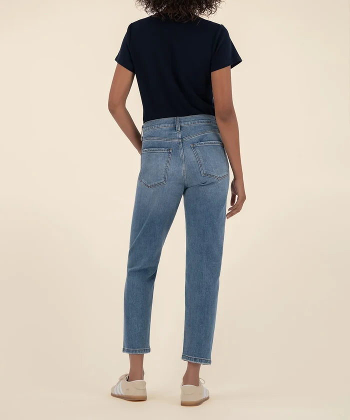 Kit High Rise Relaxed Straight Leg Denim Jeans