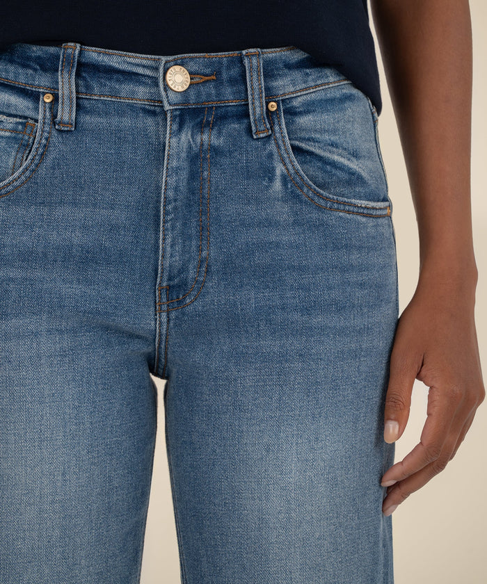 Kit High Rise Relaxed Straight Leg Denim Jeans