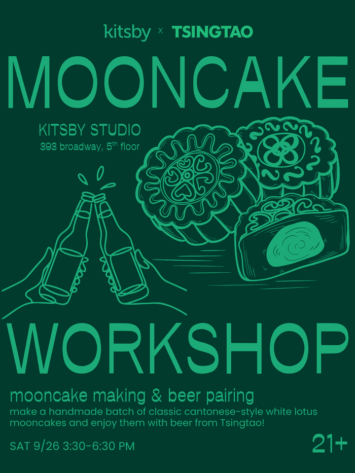 Kitsby x Tsingtao: Mooncake Making + Beer Pairing Workshop