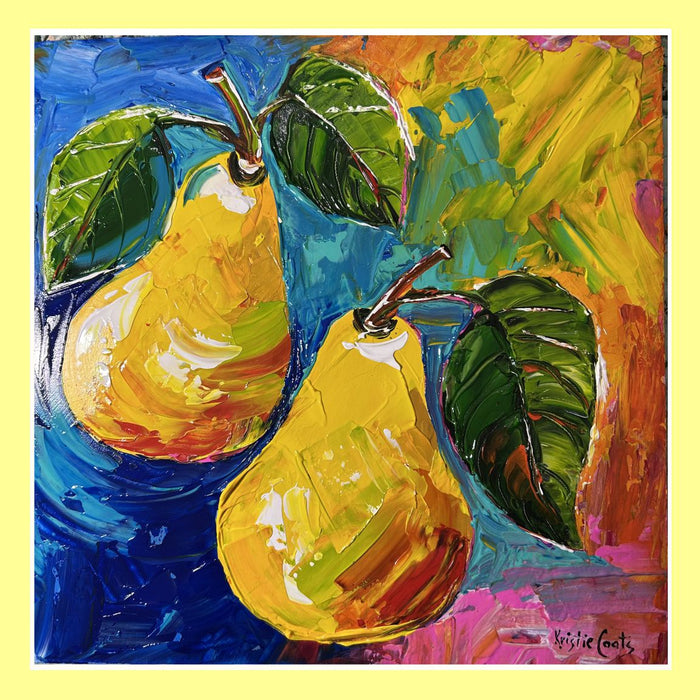 Kristies Pears Square Pillow Swap