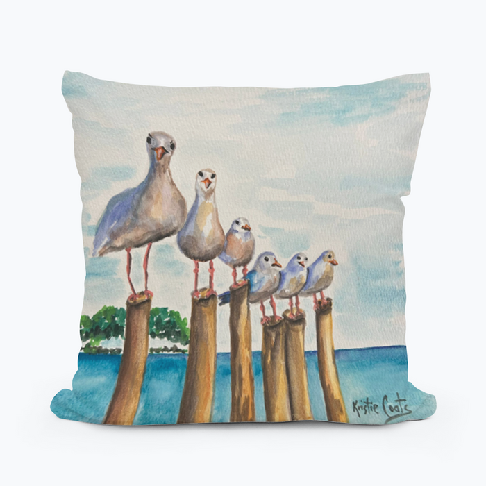 KRISTIE'S SEAGULLS PILLOW
