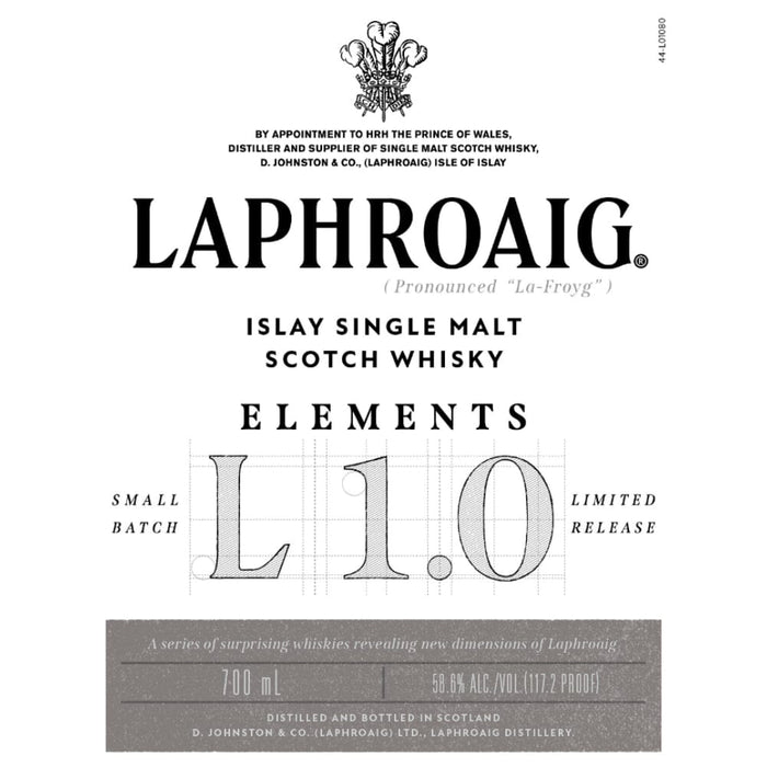 Laphroaig Elements L 1.0 Limited Release Scotch Laphroaig