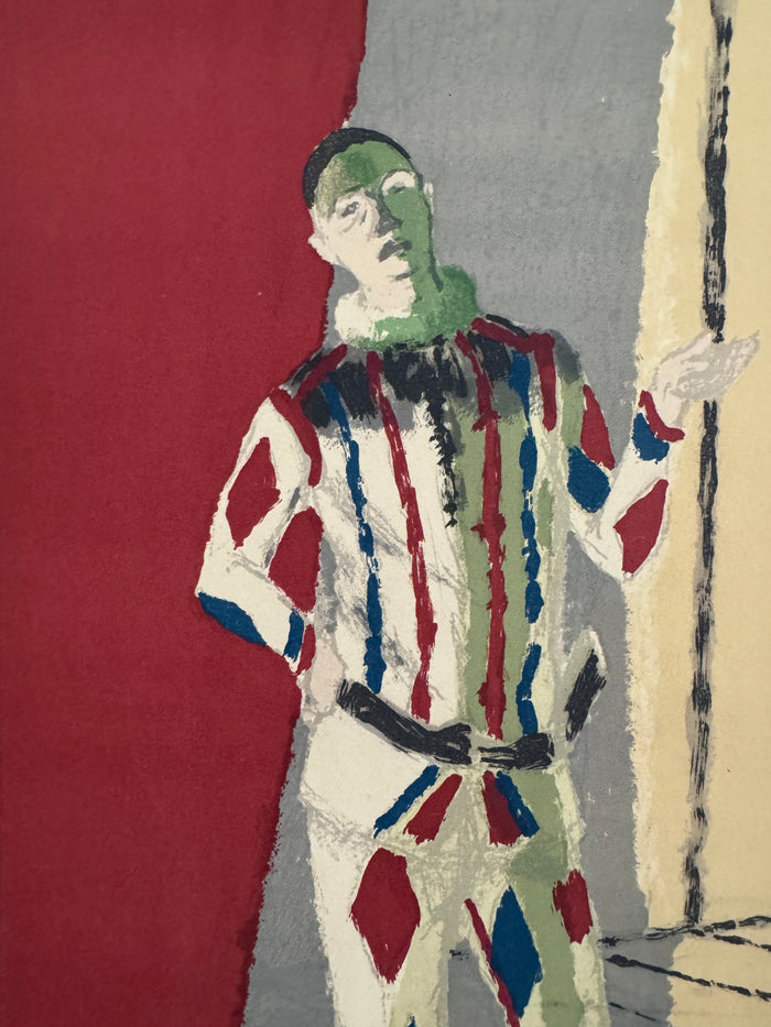 L'Arlequin, from Sourvenirs de Portraits d'Artistes, by Maurice Brianchon, 1972