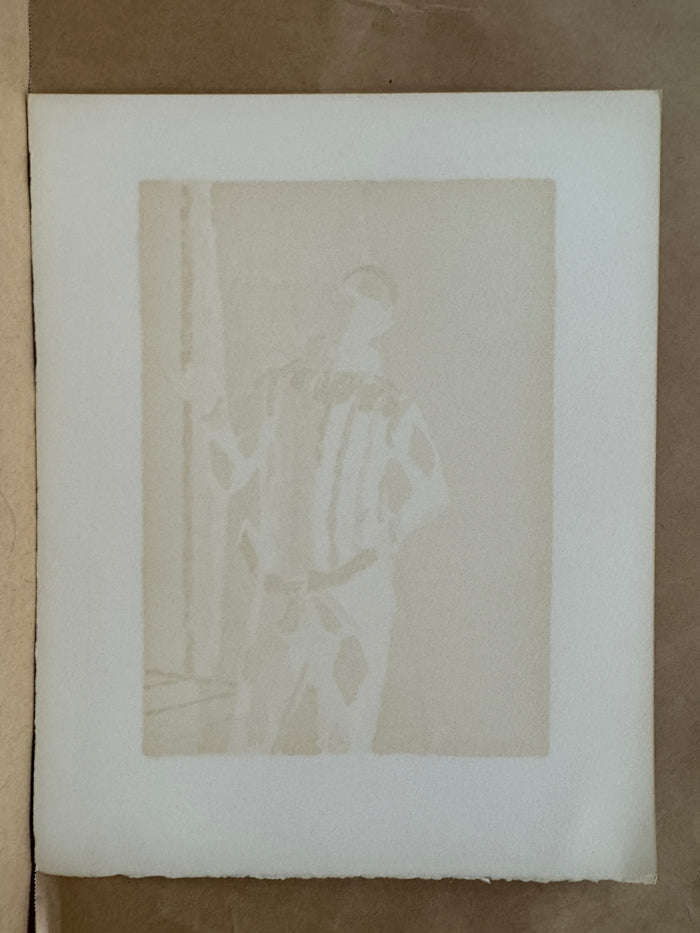 L'Arlequin, from Sourvenirs de Portraits d'Artistes, by Maurice Brianchon, 1972