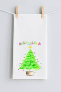 Lauraâ Potted Tree Tea Towel