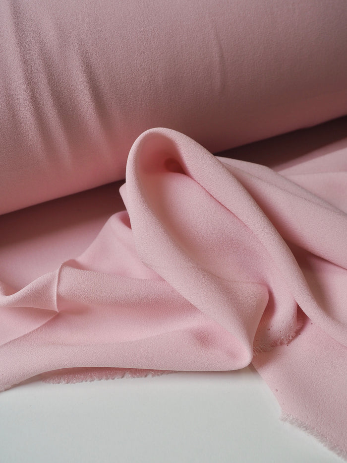 Light Rose Heavy Silk Georgette