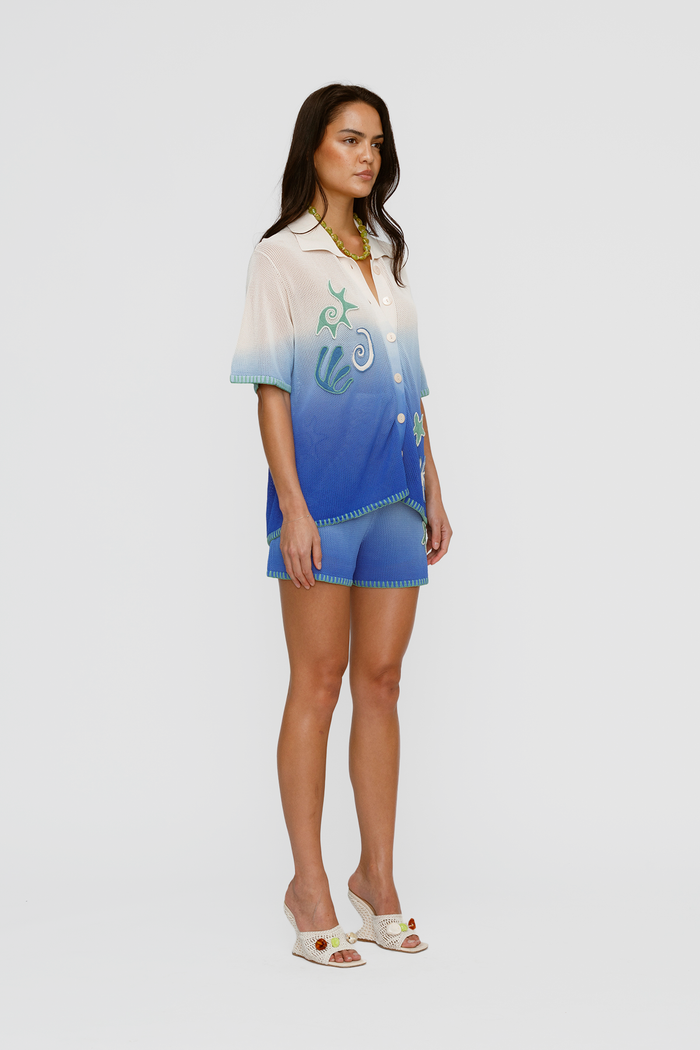 Malaga Knit Short - Marine