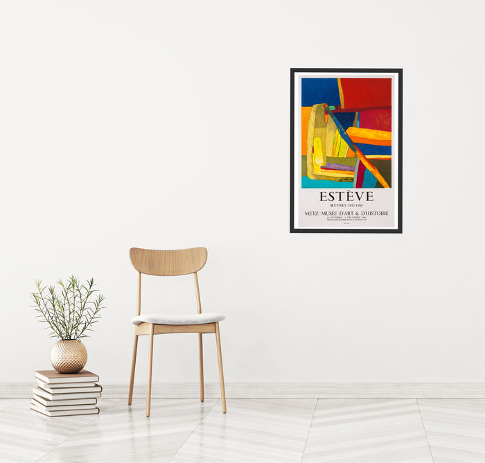 Metz-Musée D'Art & D'Histoire, œuvres 1950-1980 by Maurice Esteve - Mourlot Editions - Fine_Art - Poster - Lithograph - Wall Art - Vintage - Prints - Original