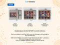 Miller clan tartan woven blankets in three sizes displayed on beds