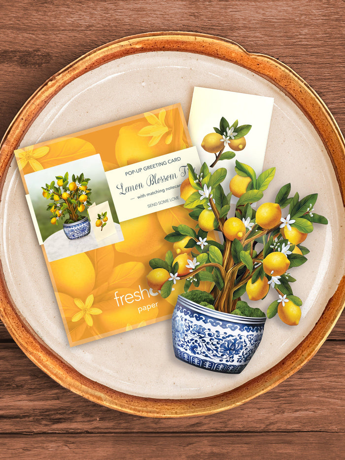 Mini Lemon Blossom Tree  Card