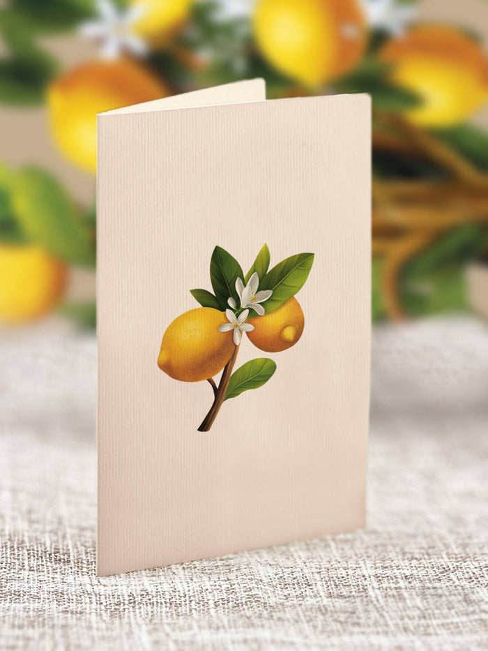 Mini Lemon Blossom Tree  Card