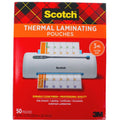 Monoprice TP3854-50 Laminating Pouch - Letter, Clear