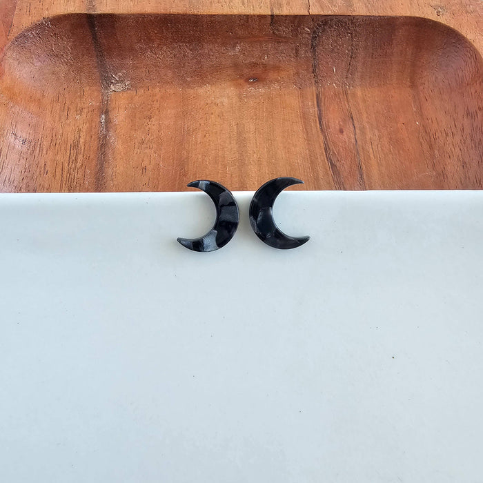 Moon Stud Earrings