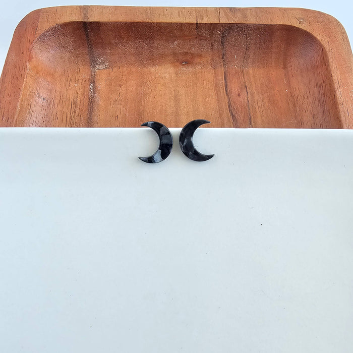 Moon Stud Earrings