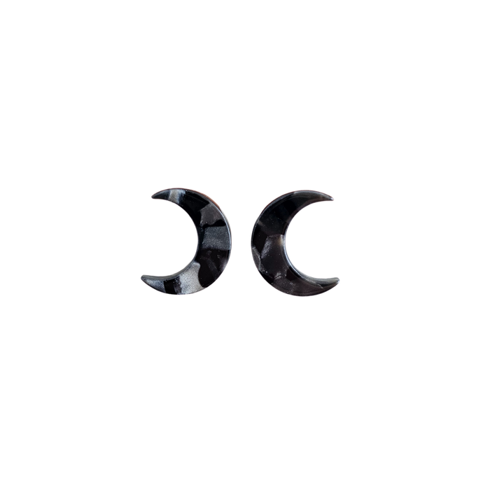 Moon Stud Earrings