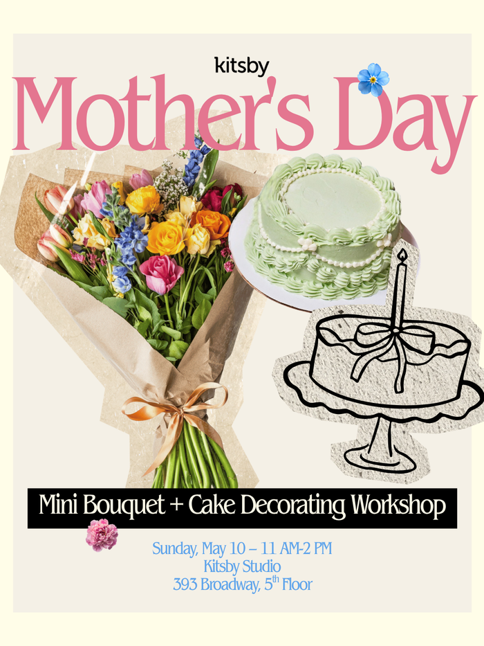 Mother's Day Mini Bouquet + Cake Decorating Workshop
