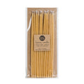Natural Beeswax Long Birthday Candles