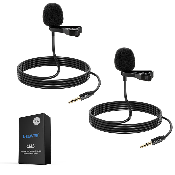 NEEWER CM5 Wired Lavalier Lapel Microphone