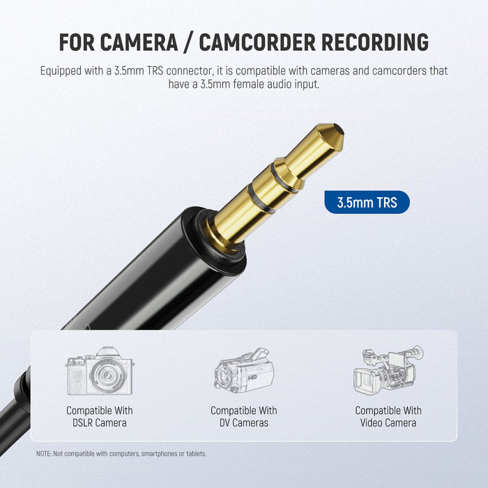 NEEWER CM5 Wired Lavalier Lapel Omnidirectional Condenser Microphone