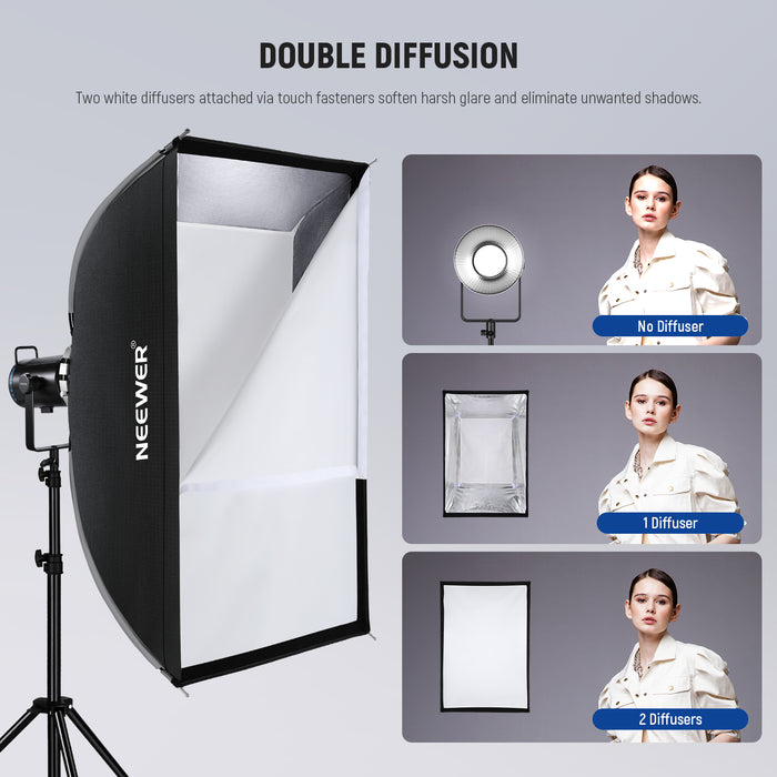 NEEWER NS16S/NS17S Nylon Rectangular Softbox Strip Box
