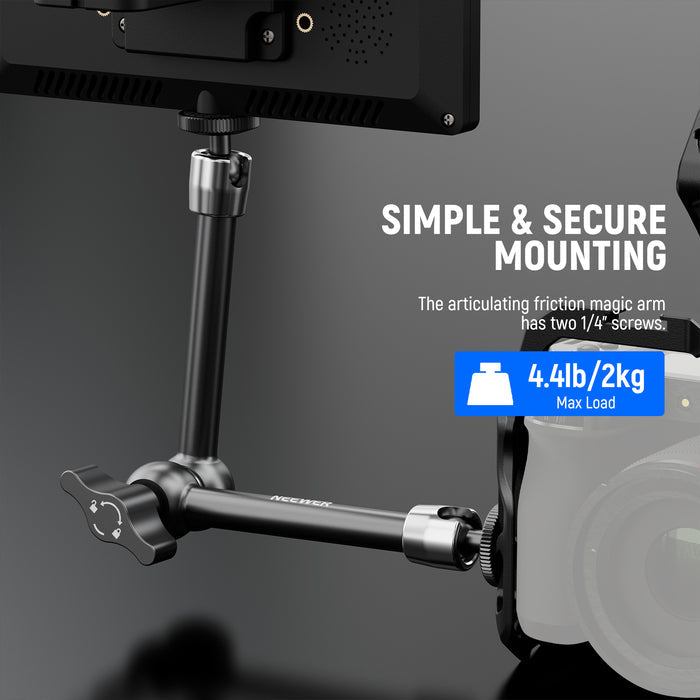 NEEWER ST08 9.8"/25cm Aluminum Alloy Magic Arm