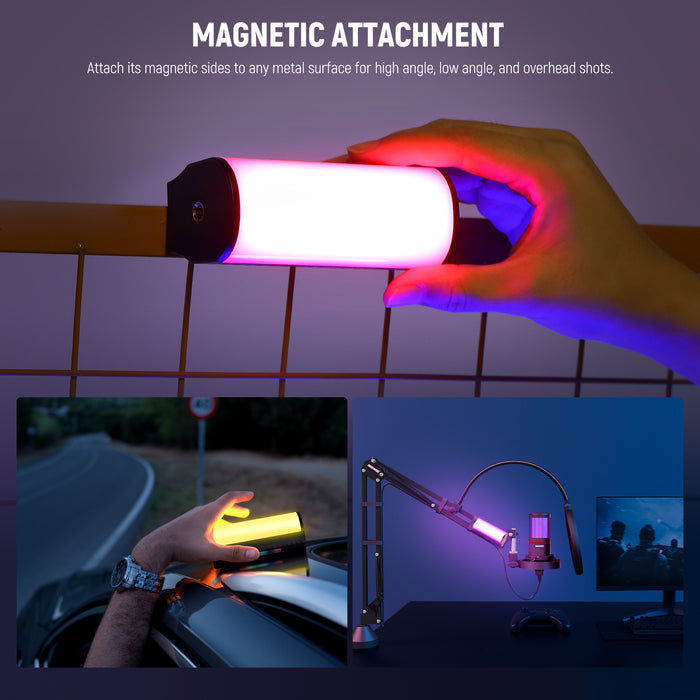 NEEWER TL97C Magnetic Handheld Light Wand with APP Control