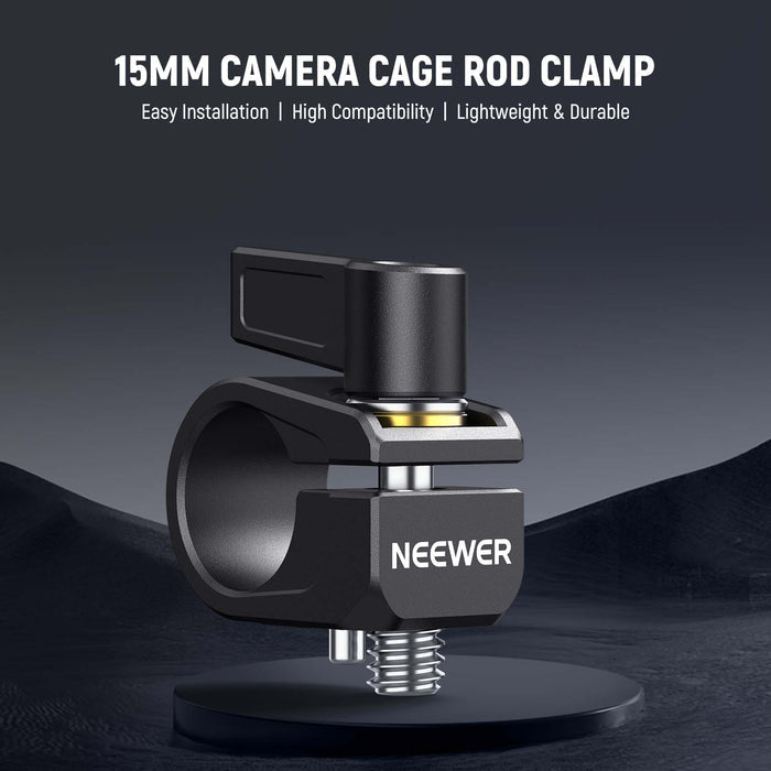NEEWER UA052/UA053 Single LWS 15mm Rod Clamp