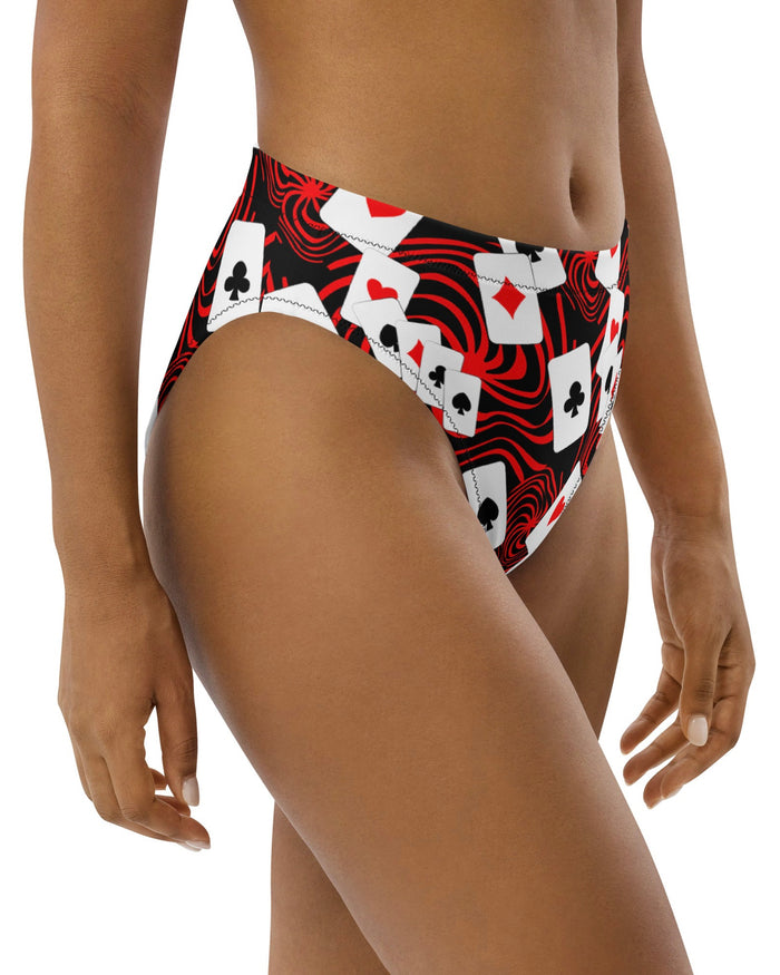 Off With Your Head Recycled High Waisted Bottoms, High-Waisted Bottoms, - One Stop Rave