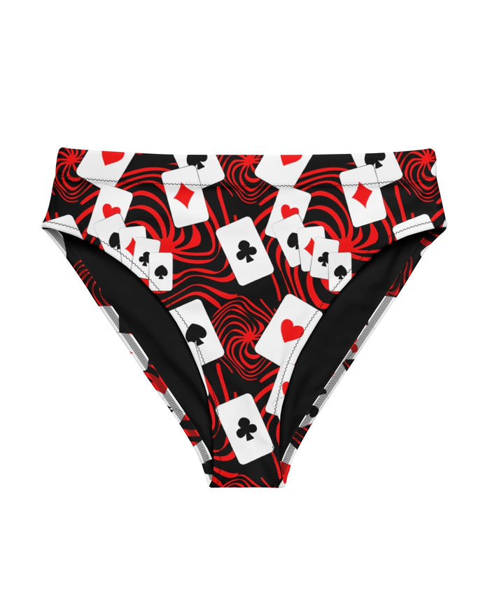 Off With Your Head Recycled High Waisted Bottoms, High-Waisted Bottoms, - One Stop Rave
