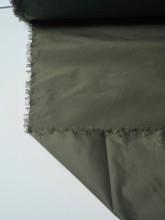 Olive Silk/Cotton Taffeta