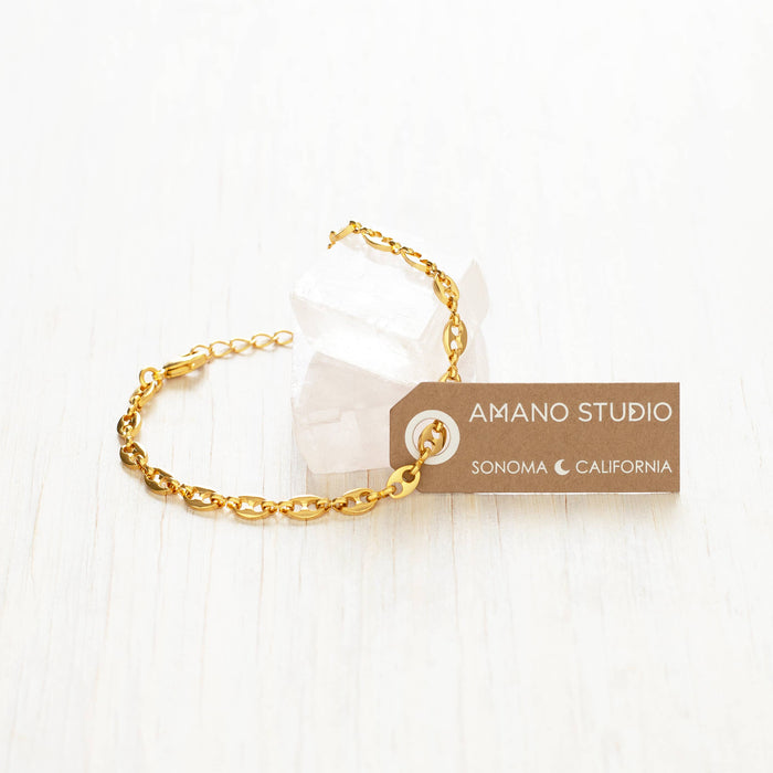 Oval Chain Link Bracelet