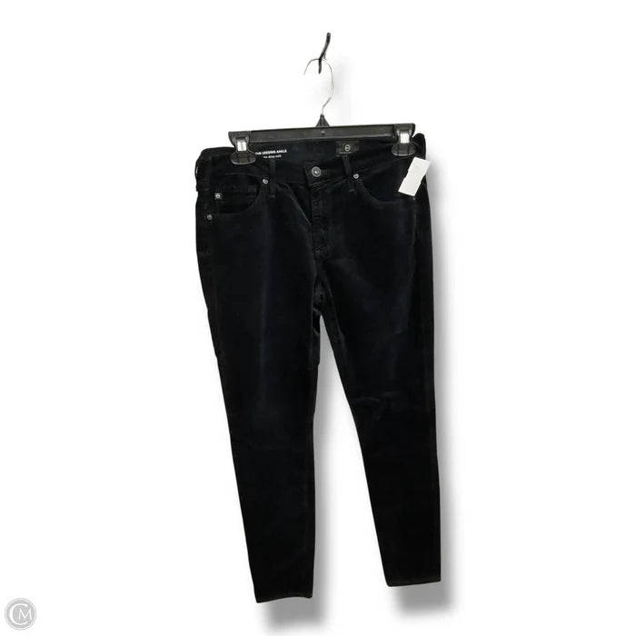 Pants Corduroy By Ag Jeans In Black, Size: 4