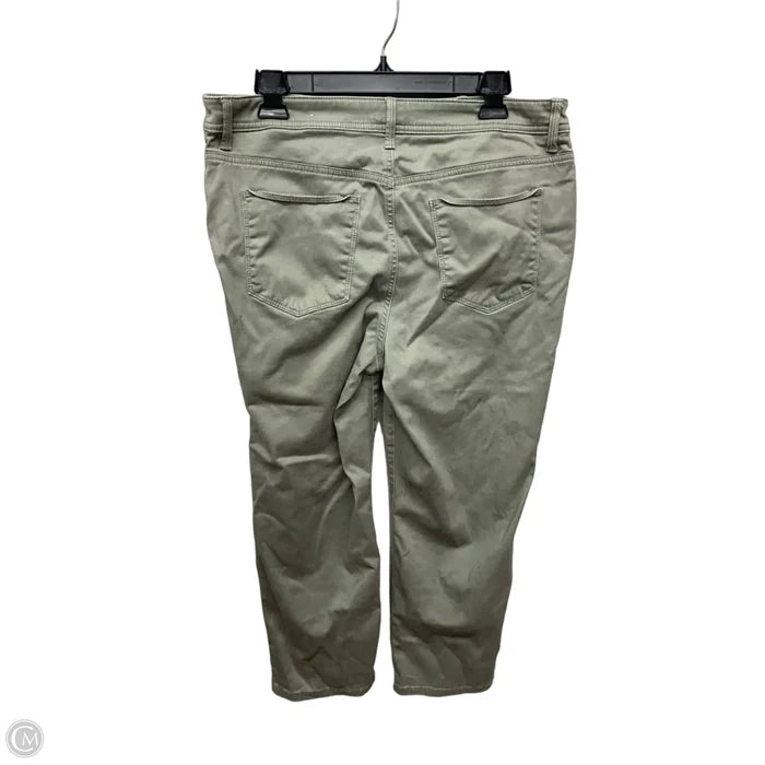 Pants Cropped By Chicos In Green, Size: 12