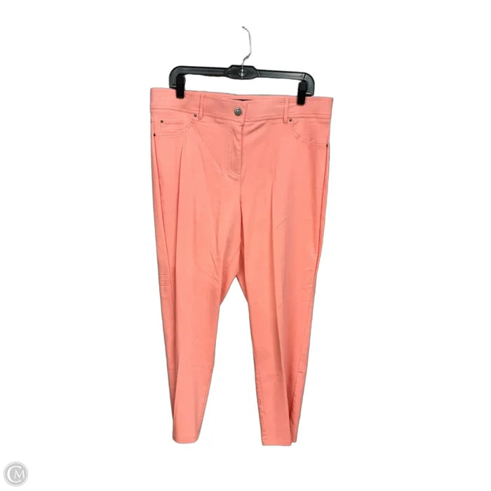 Pants Dress By 89th And Madison In Peach, Size: 16