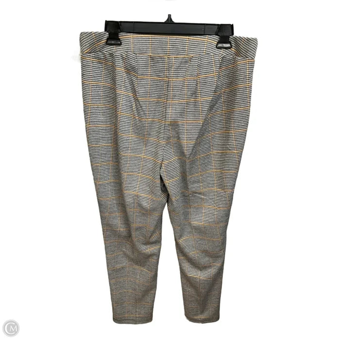 Pants Dress By Cato In Plaid Pattern, Size: 14