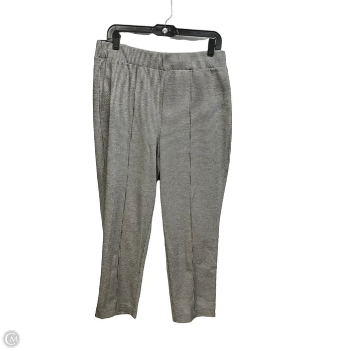 Pants Dress By Croft And Barrow In Black & White, Size: 12