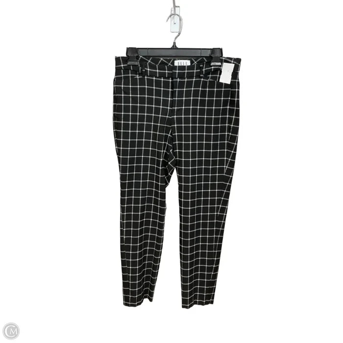 Pants Dress By Elle In Black & White, Size: 8