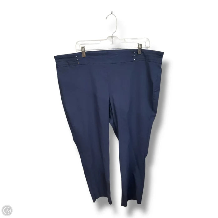 Pants Dress By Jm Collections In Navy, Size: 22