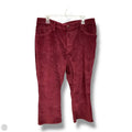 Pants Dress By Universal Thread In Maroon, Size: 18