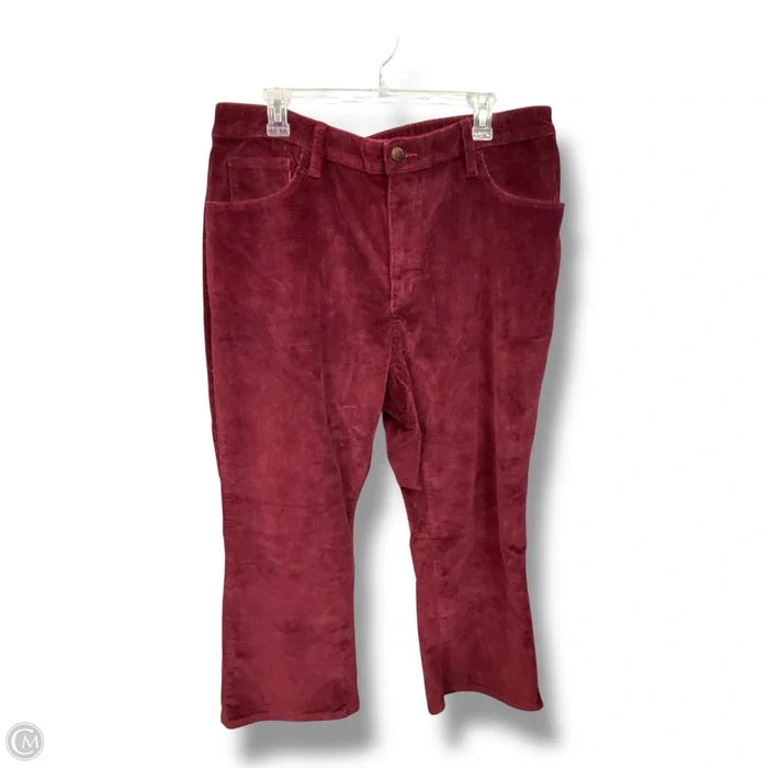 Pants Dress By Universal Thread In Maroon, Size: 18