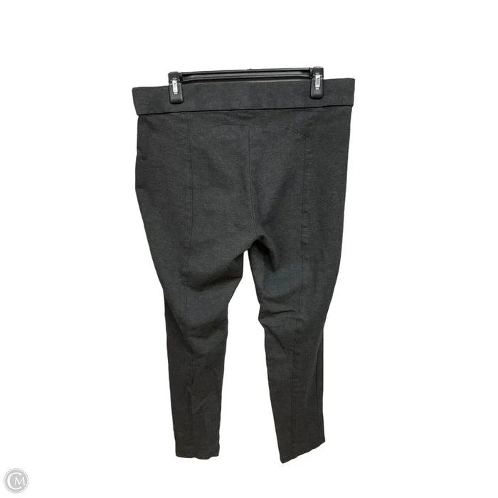 Pants Leggings By Anne Klein In Grey, Size: 12