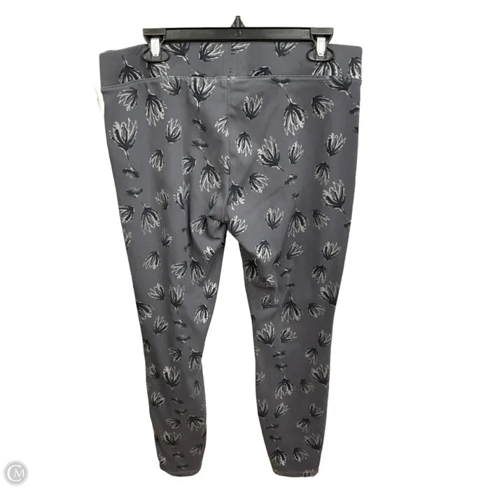 Pants Leggings By Clothes Mentor In Grey, Size: 16