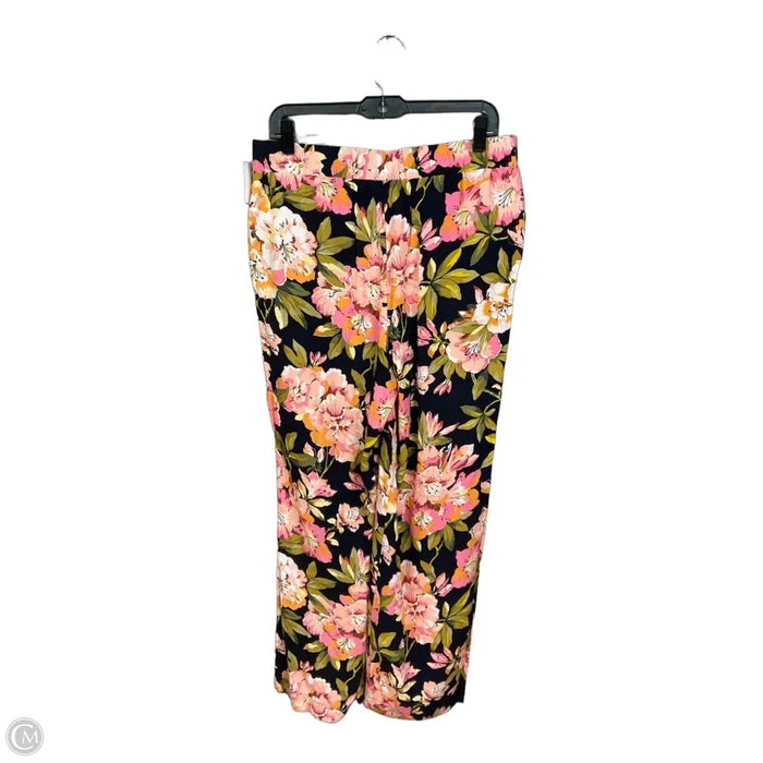 Pants Other By Loft In Floral Print, Size: 8
