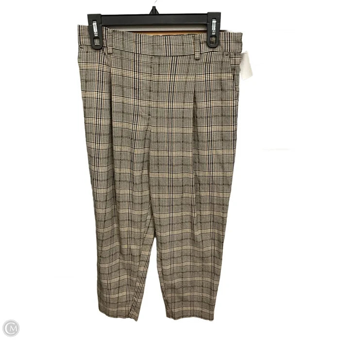 Pants Other By Loft In Plaid Pattern, Size: 8
