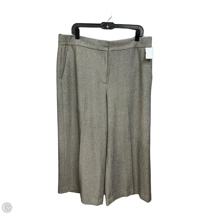Pants Wide Leg By Ann Taylor In Grey, Size: 14